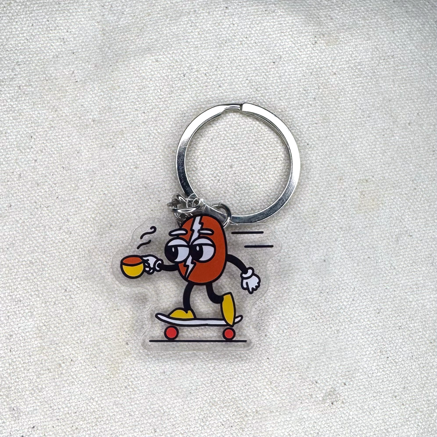 Skaterbean Keychain