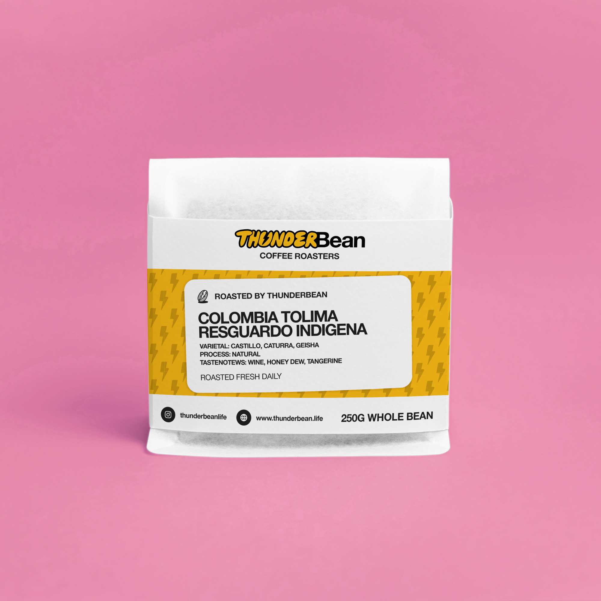 Thunderbean COLOMBIA TOLIMA NATURAL – specialty coffee beans Malaysia