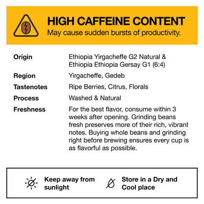 Ethiopia + Ethiopia Blend